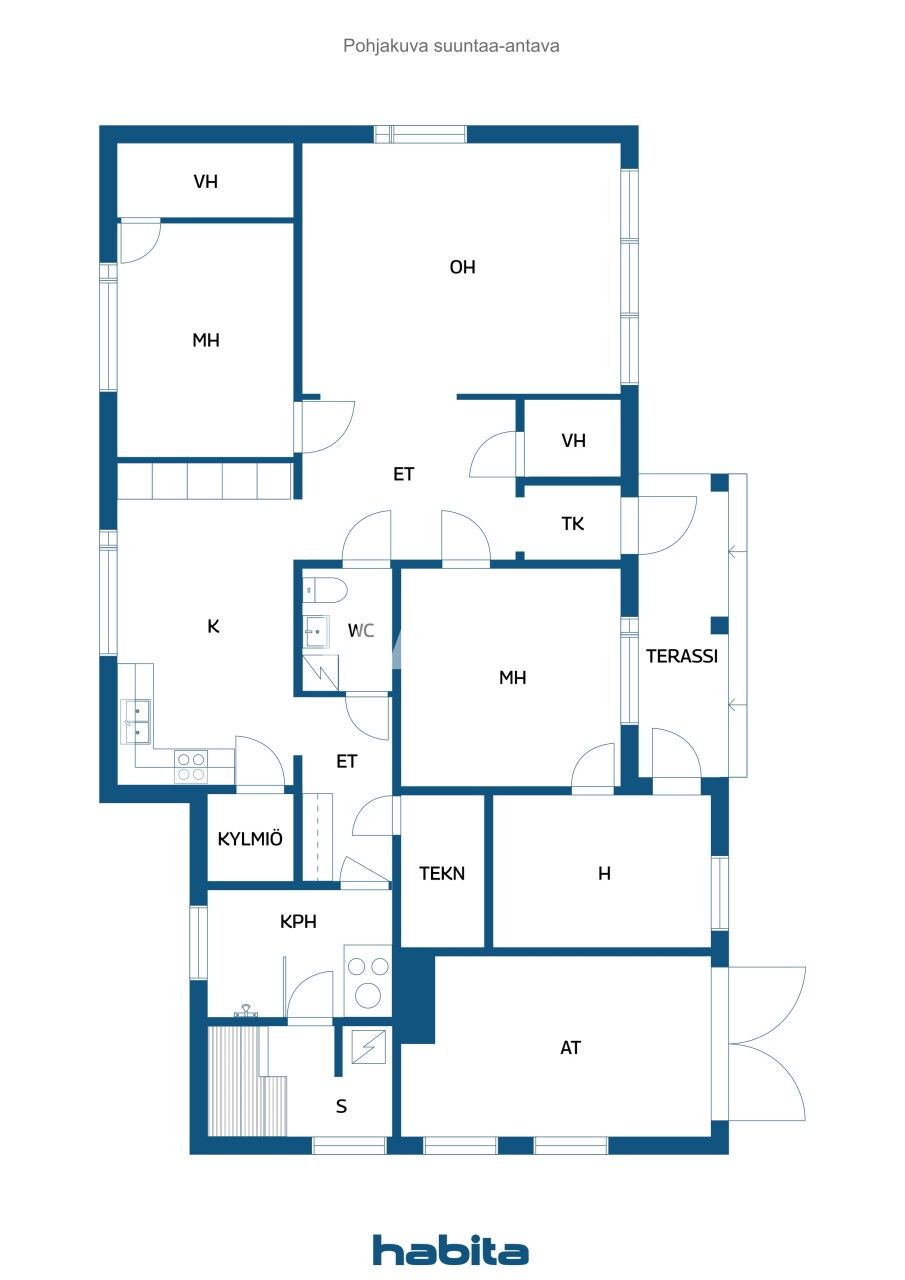 Maison 3 chambres 107 m² Juornaankyla, Finlande