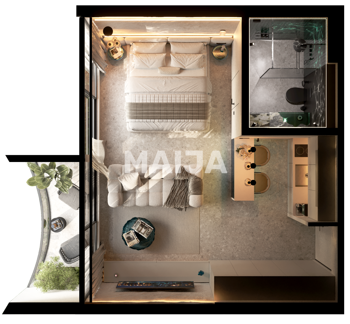 1 bedroom Villa 30 m² Pecatu, Indonesia