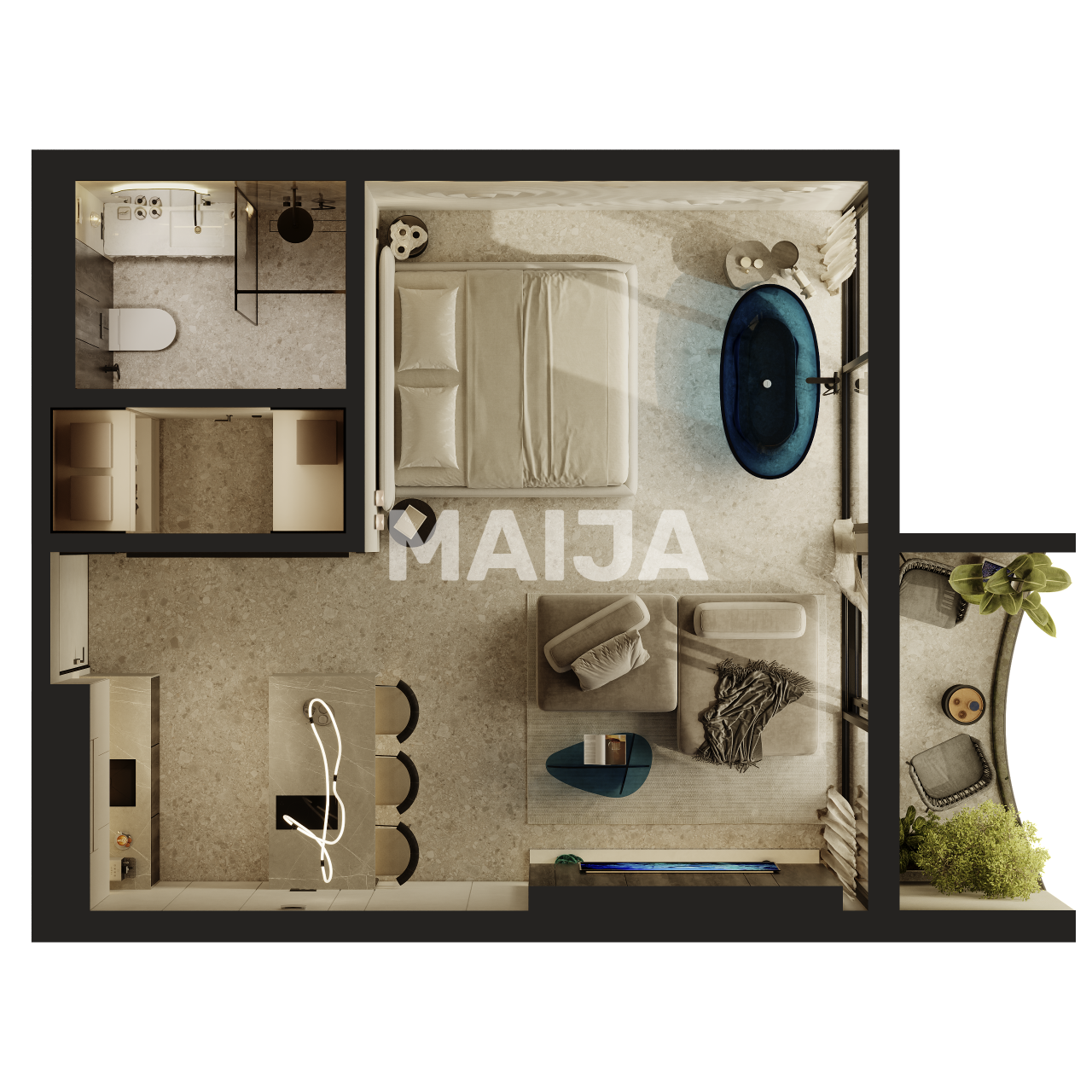 1 bedroom Villa 39 m² Pecatu, Indonesia