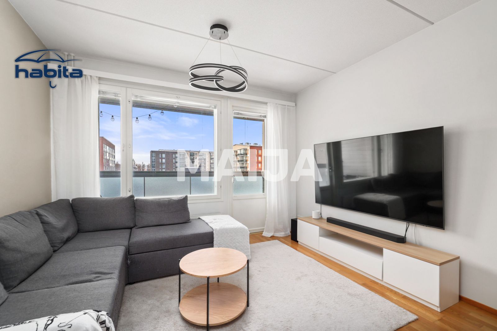 Mieszkanie 3 pokoi 67 m² Oulu sub region, Finlandia