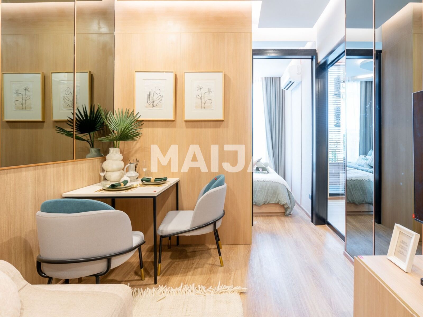 Квартира 1 комната 27 м² Си Сунтон, Таиланд