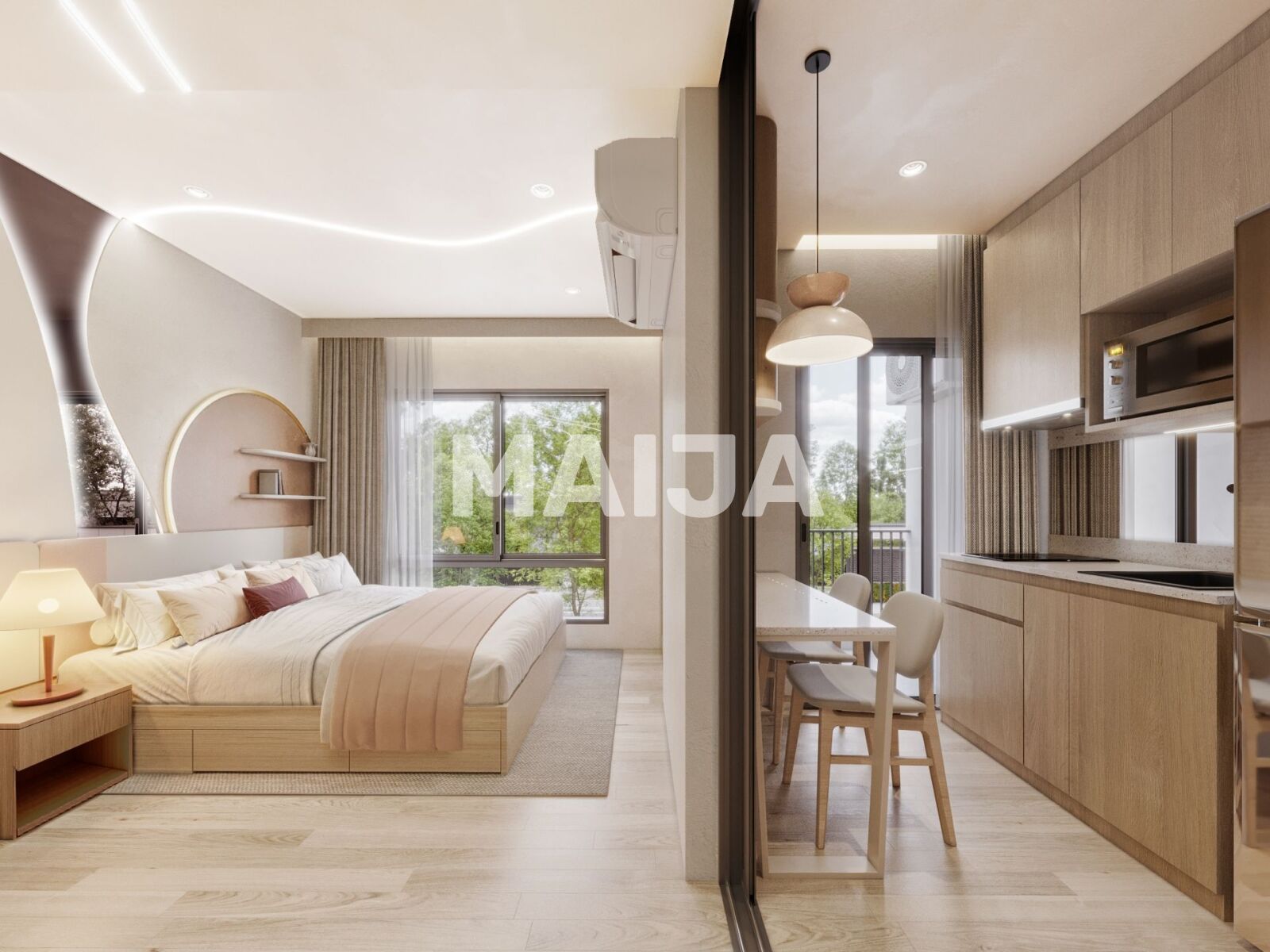 Квартира 1 комната 27 м² Си Сунтон, Таиланд