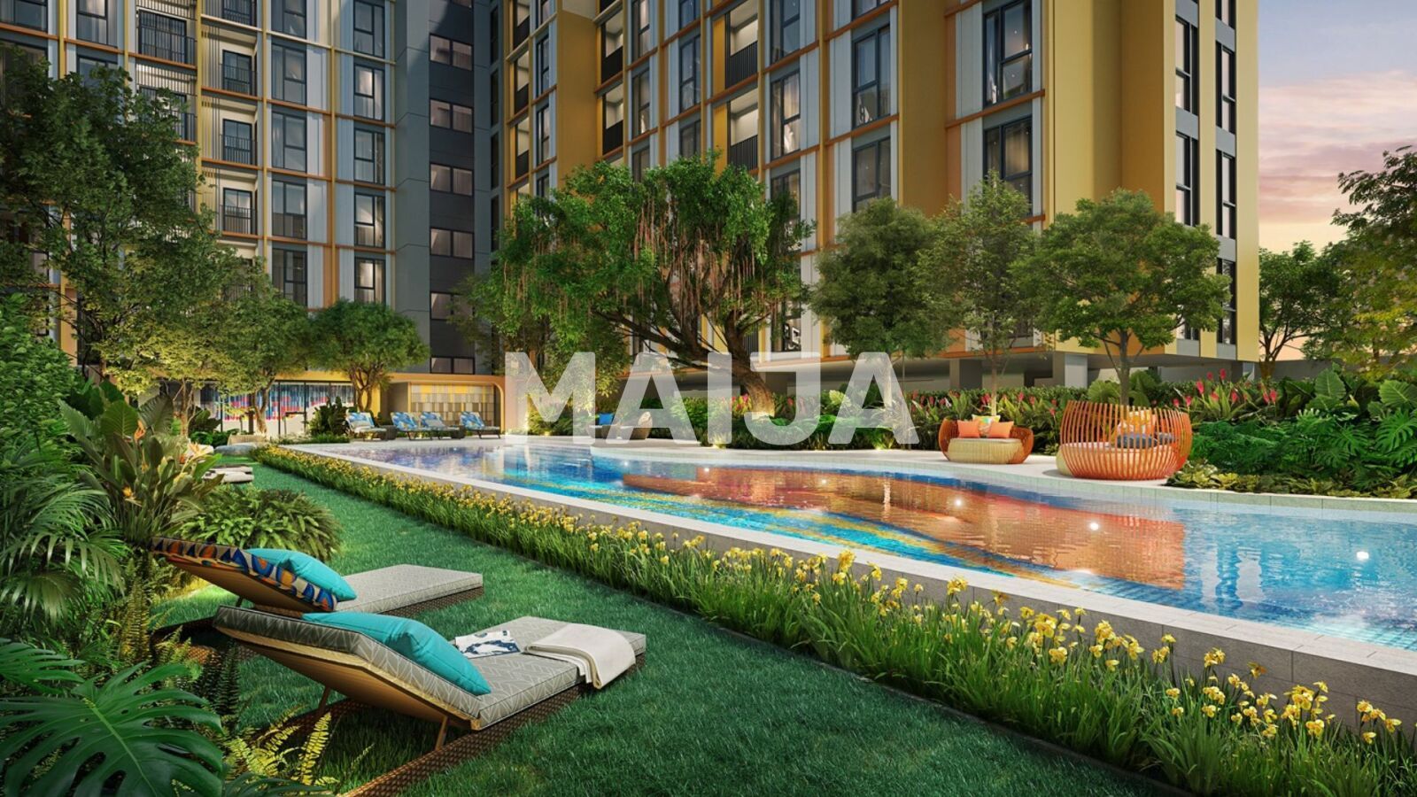 Wohnung 2 zimmer 31 m² Wichit, Thailand