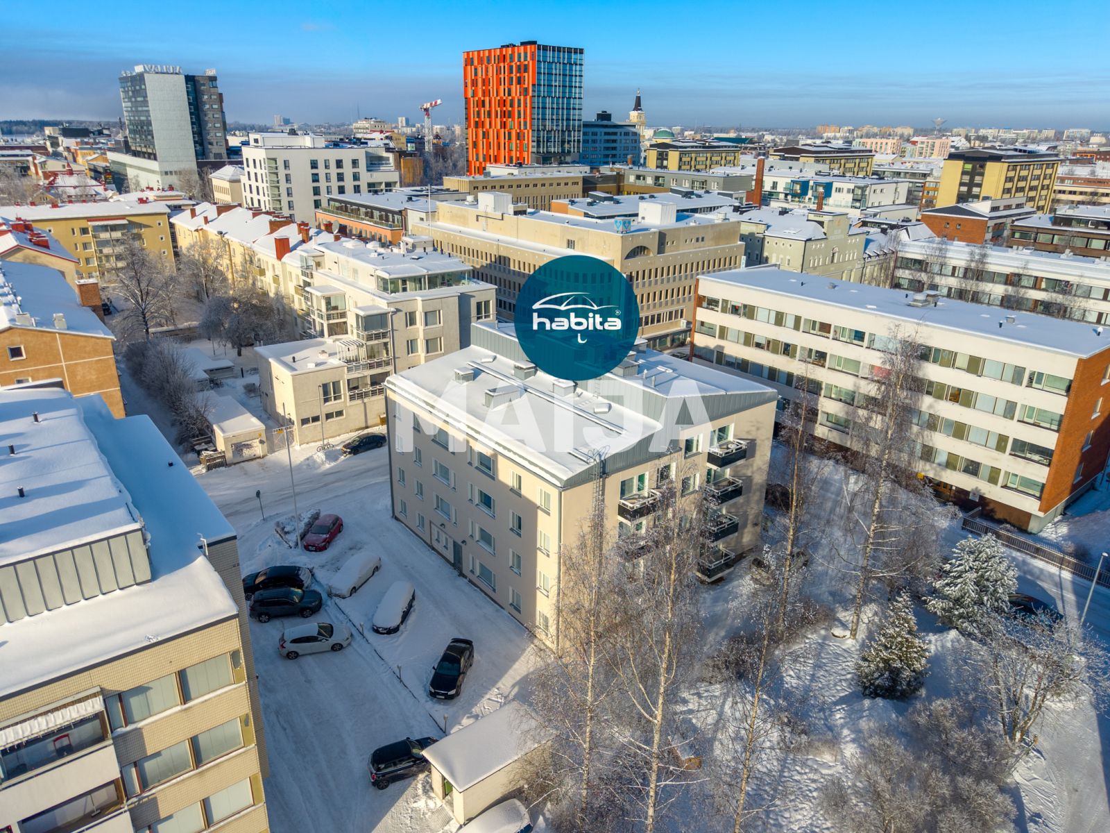 Appartement 2 chambres 36 m² Oulu sub region, Finlande