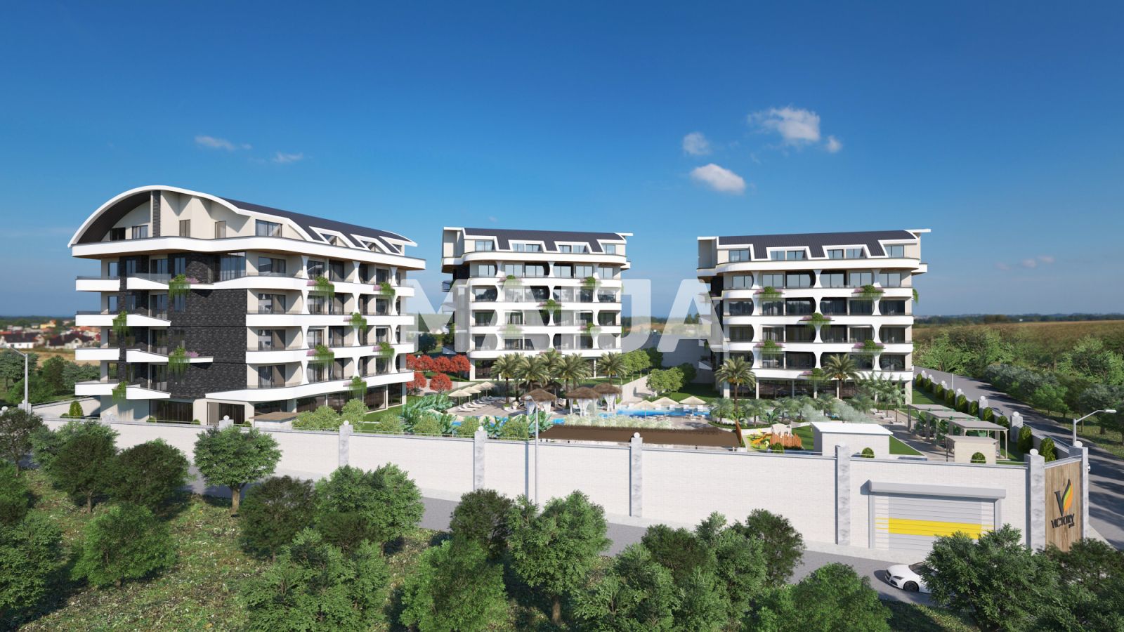 Apartamento 2 habitaciones 55 m² Alanya, Turquía