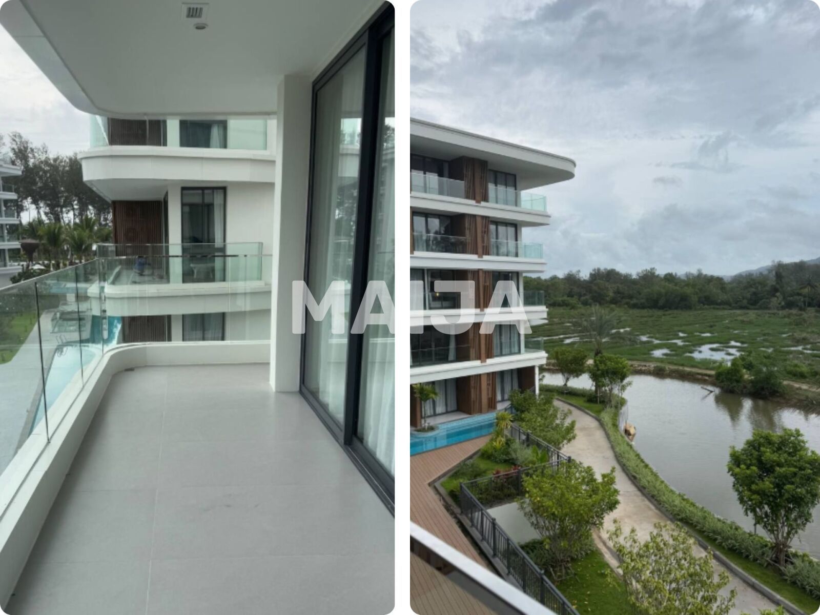 Mieszkanie 2 pokoi 46 m² Choeng Thale, Tajlandia