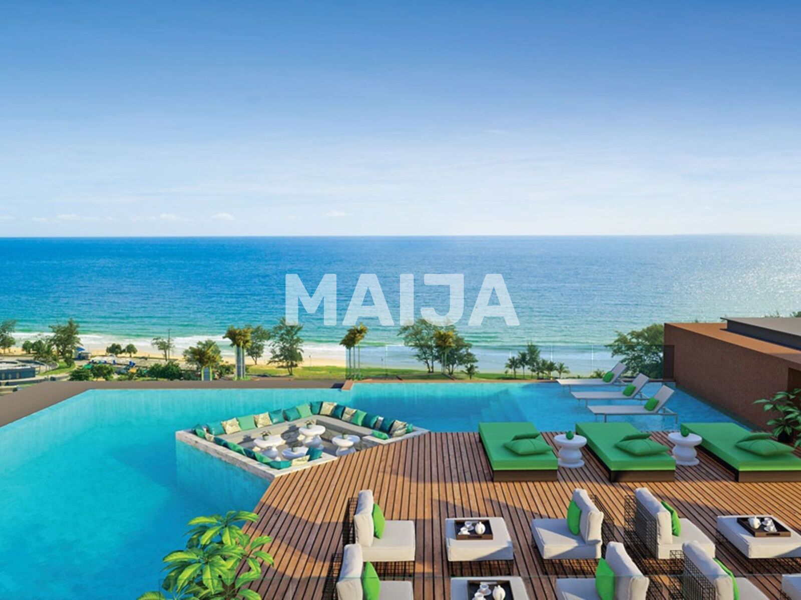 Wohnung 2 zimmer 35 m² Karon, Thailand