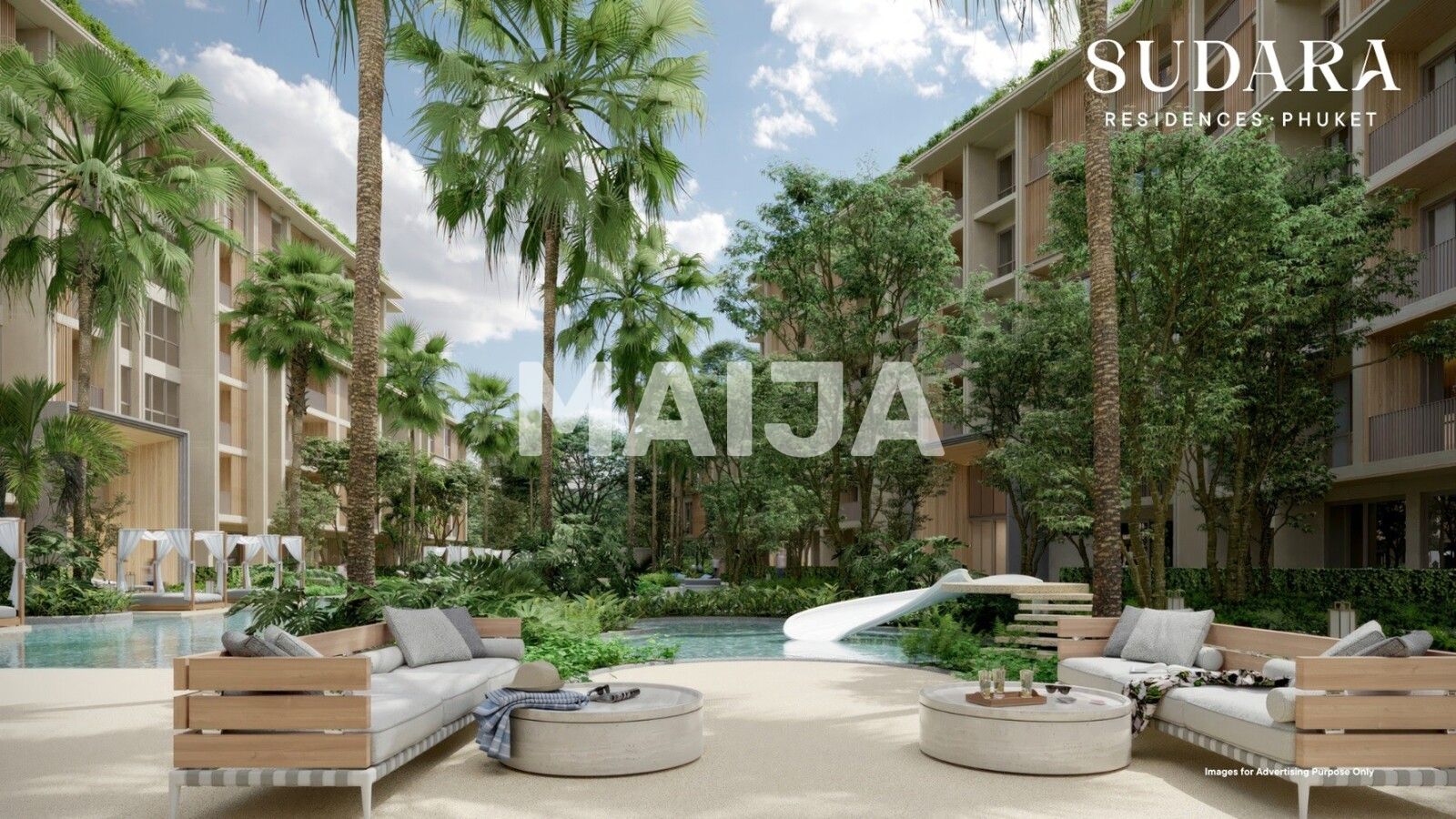 Mieszkanie 2 pokoi 52 m² Choeng Thale, Tajlandia