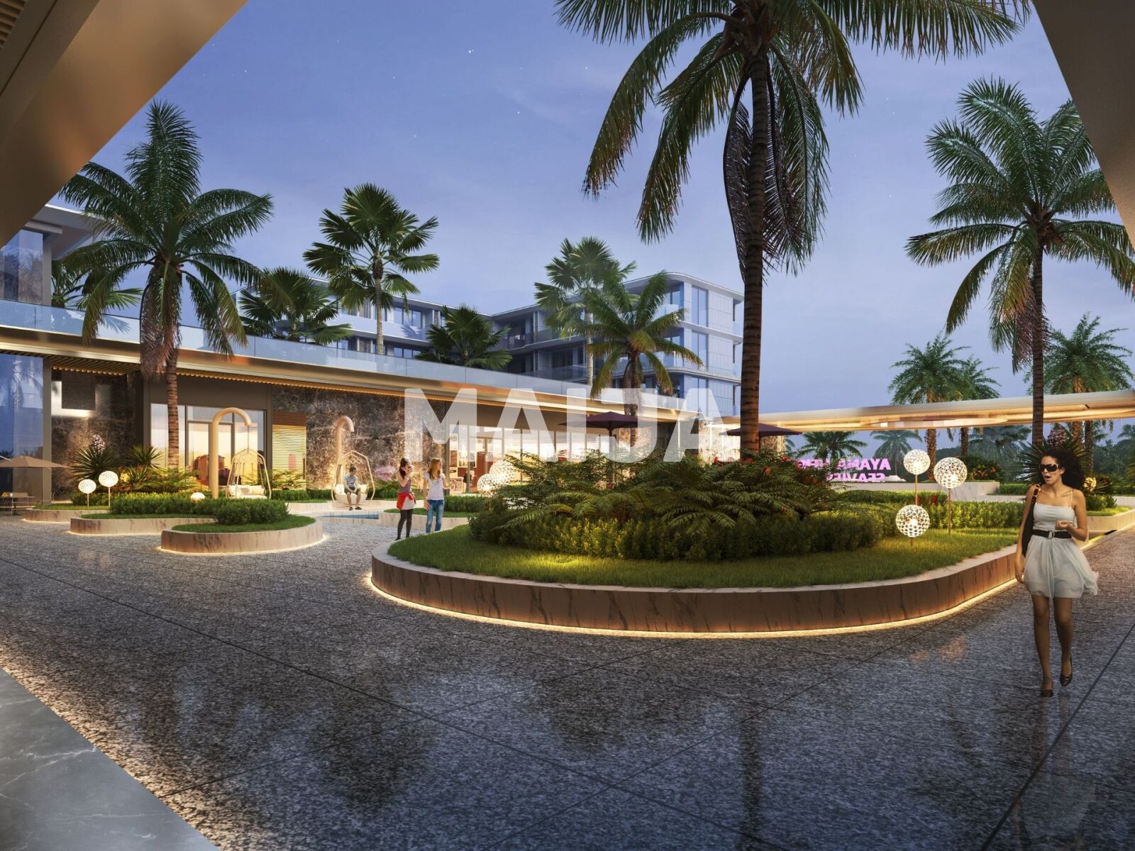 Mieszkanie 2 pokoi 64 m² Choeng Thale, Tajlandia