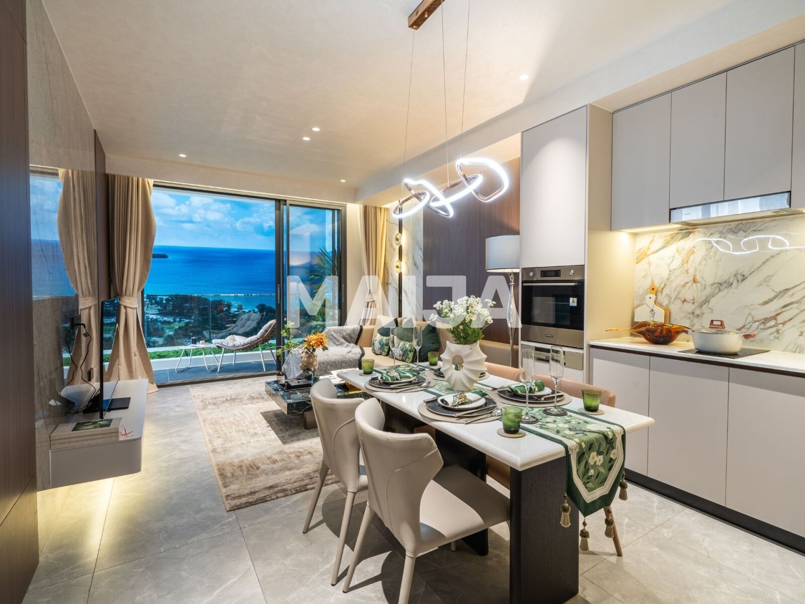 Mieszkanie 2 pokoi 64 m² Choeng Thale, Tajlandia