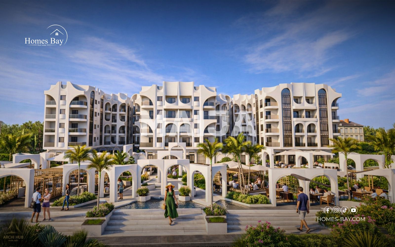 2 bedroom house 87 m² Al Hadaba, Egypt