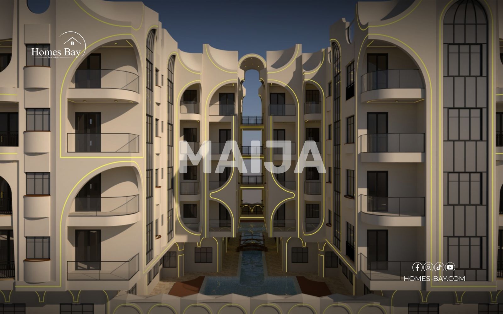 2 bedroom house 87 m² Al Hadaba, Egypt