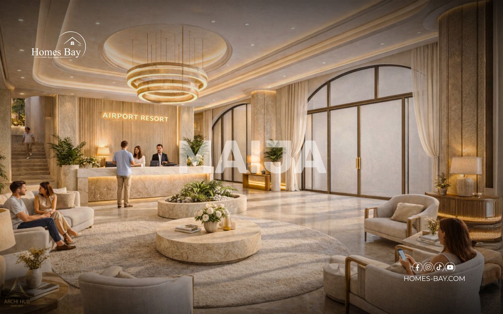 2 bedroom house 87 m² Al Hadaba, Egypt