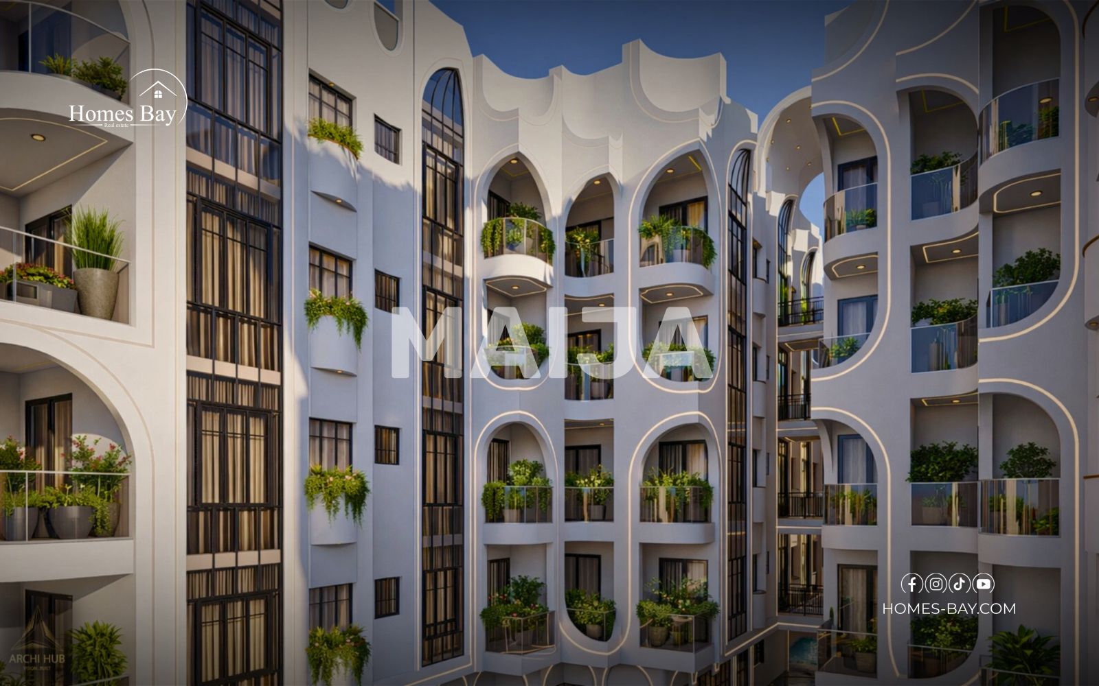 2 bedroom house 87 m² Al Hadaba, Egypt