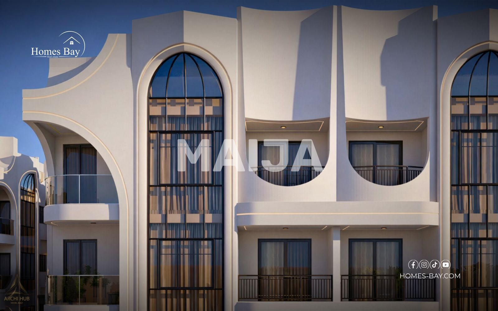 2 bedroom house 87 m² Al Hadaba, Egypt