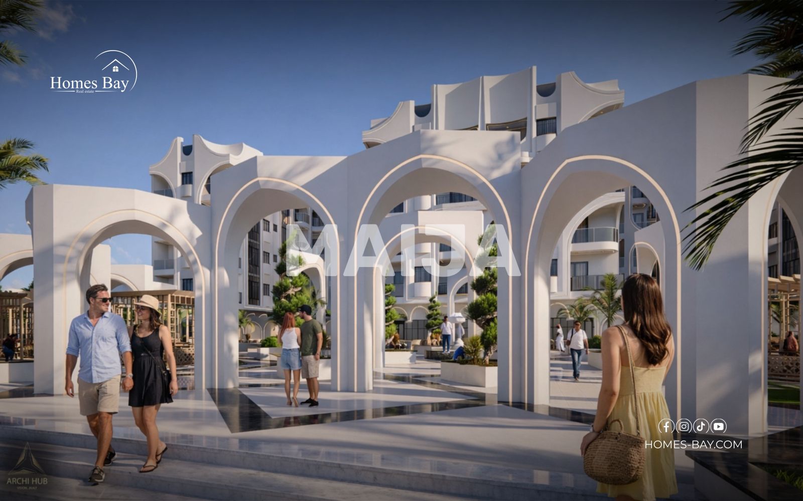 2 bedroom house 87 m² Al Hadaba, Egypt