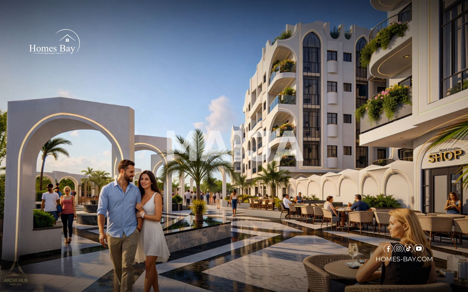 2 bedroom house 87 m² Al Hadaba, Egypt