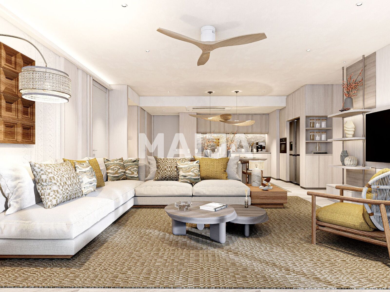 Квартира 2 комнаты 75 м² Choeng Thale, Таиланд