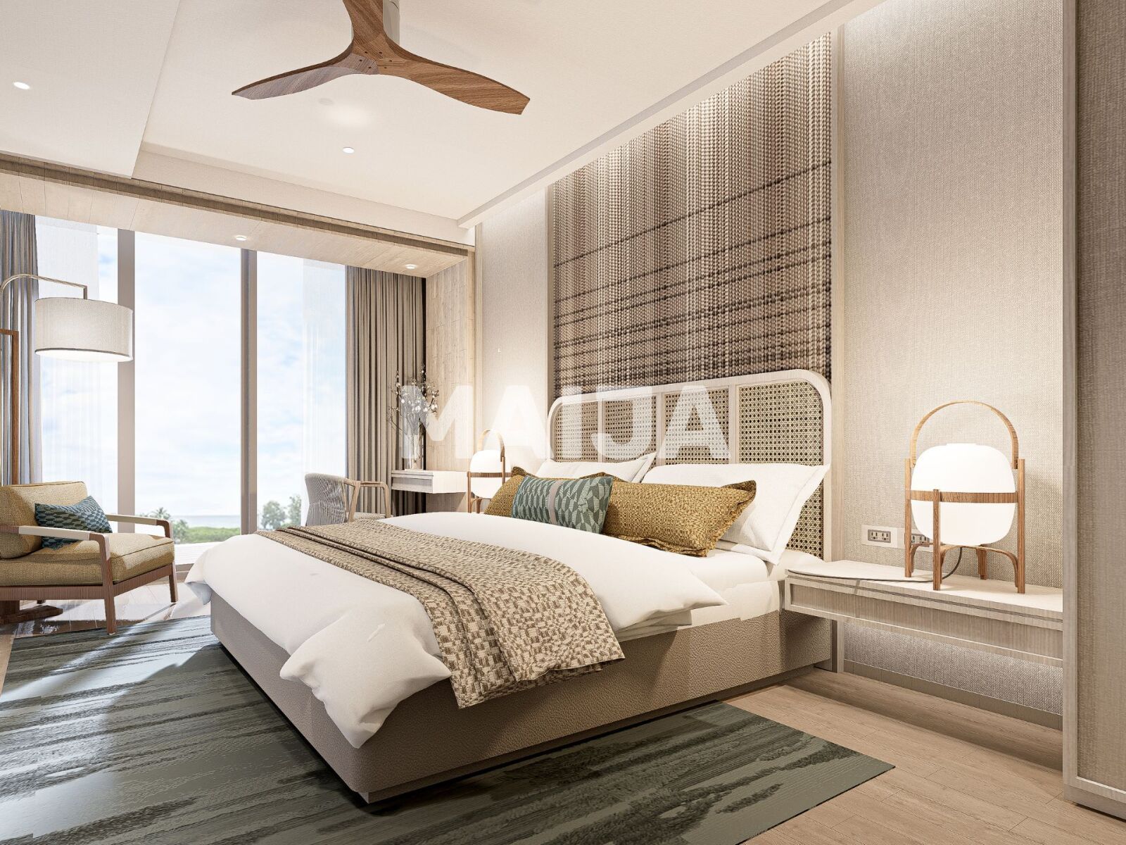 Квартира 2 комнаты 75 м² Choeng Thale, Таиланд