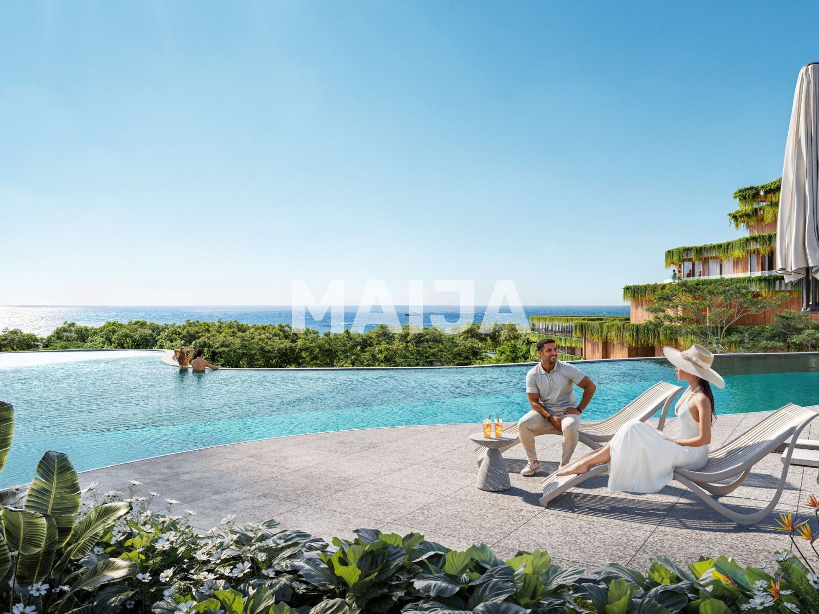 Mieszkanie 2 pokoi 100 m² Choeng Thale, Tajlandia