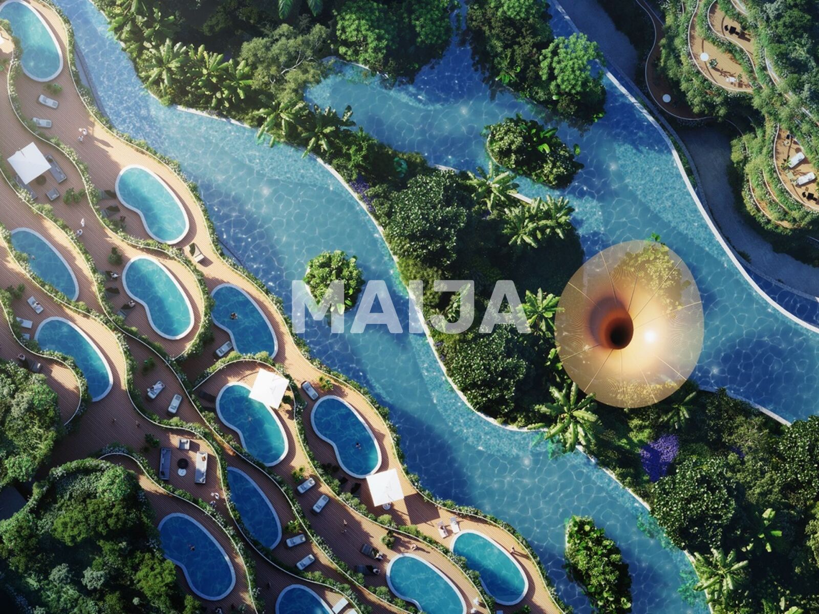 Mieszkanie 2 pokoi 100 m² Choeng Thale, Tajlandia