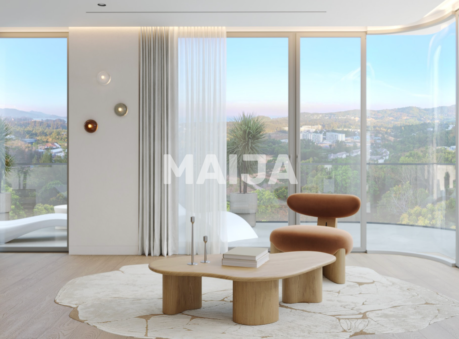 Mieszkanie 2 pokoi 100 m² Choeng Thale, Tajlandia