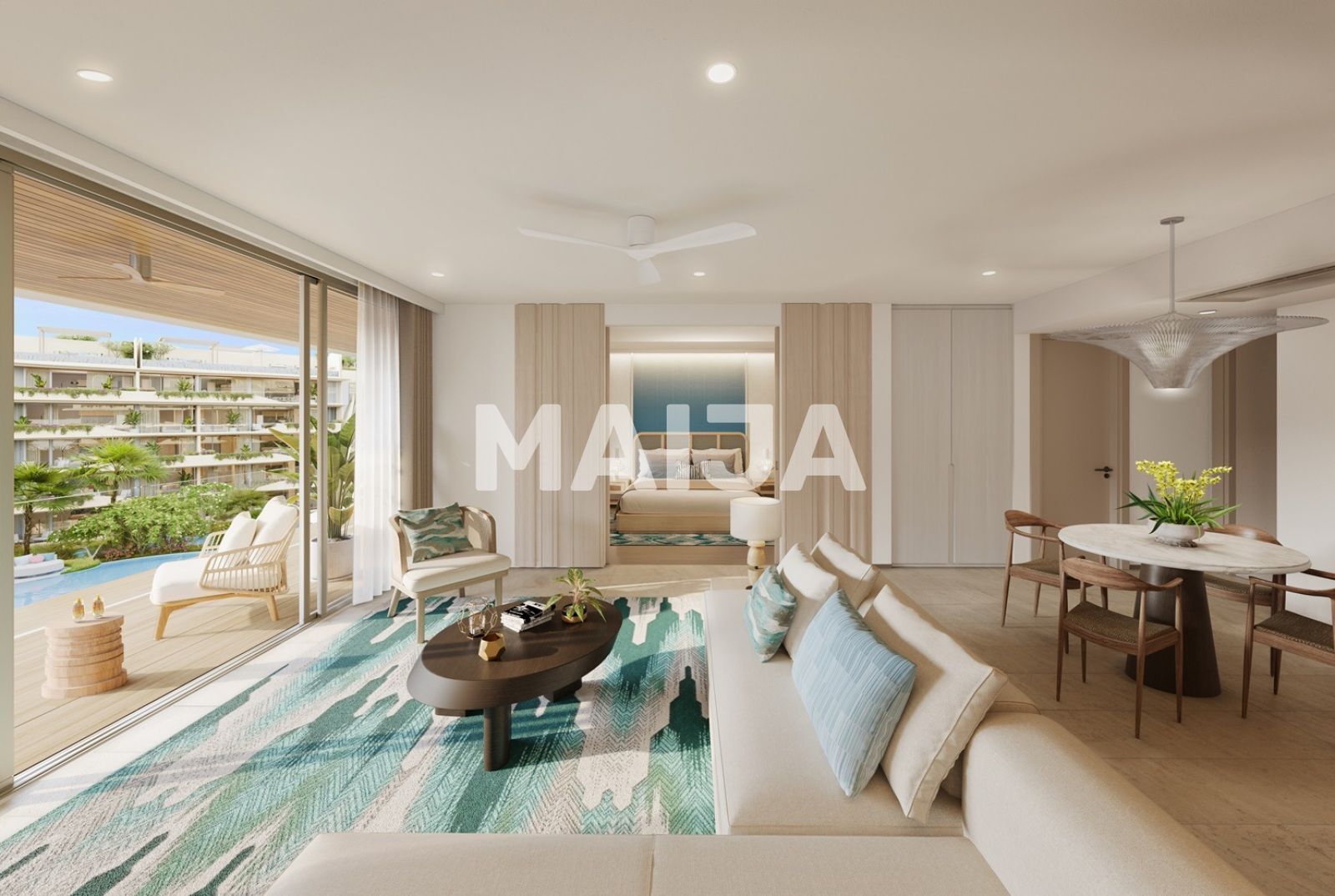 1 bedroom apartment 60 m² Choeng Thale, Thailand