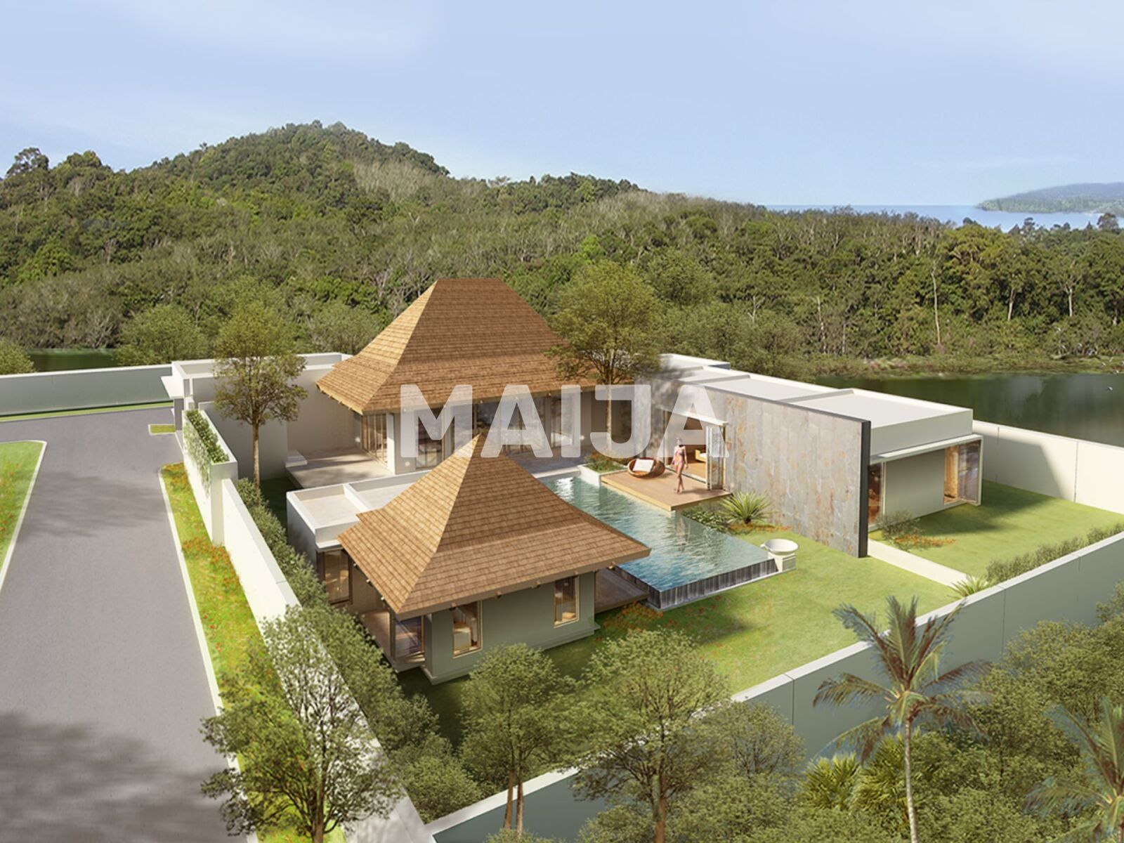 Apartamento 4 habitaciones 224 m² Thalang, Tailandia