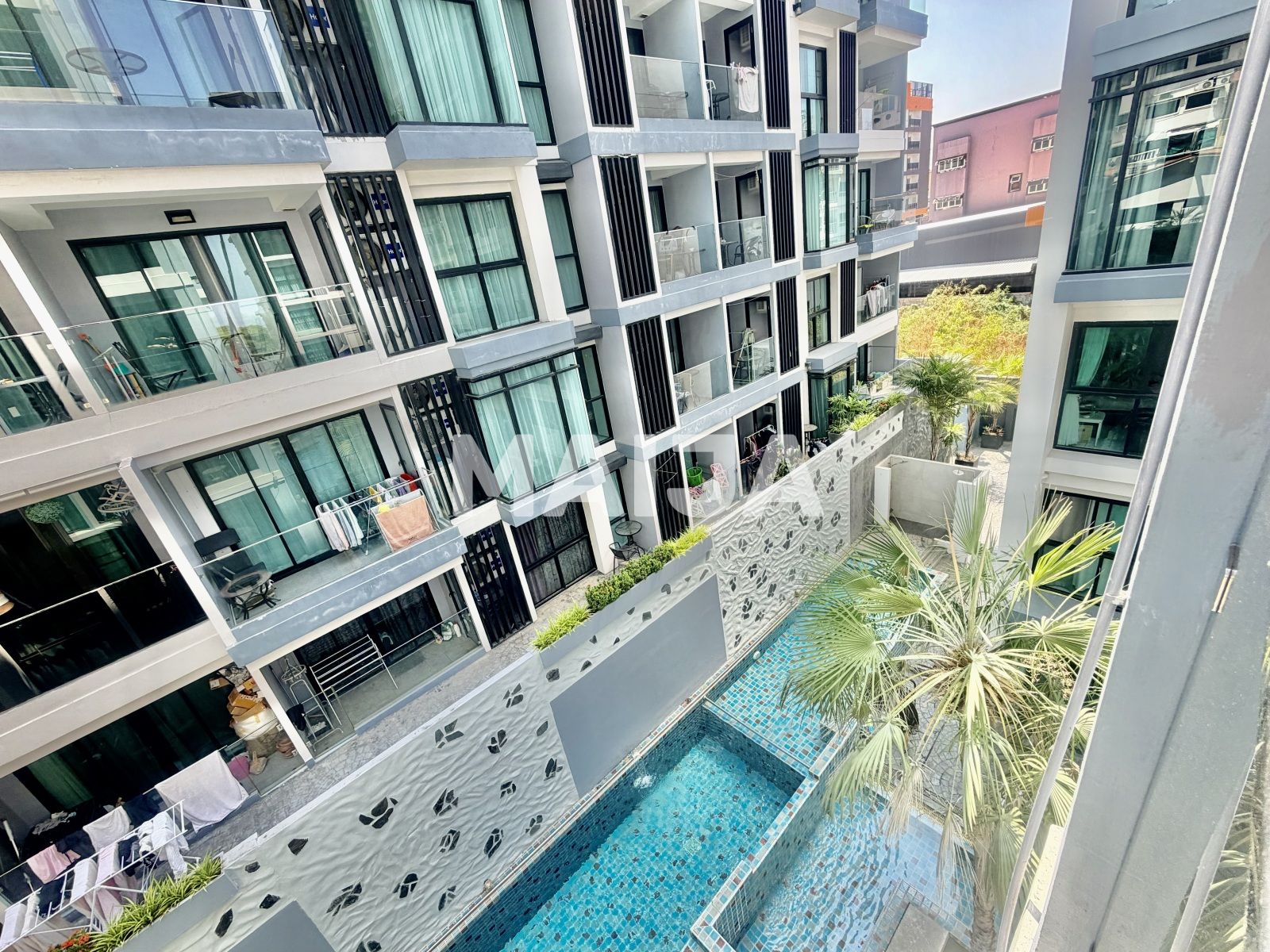 Mieszkanie 2 pokoi 47 m² Pattaya City, Tajlandia