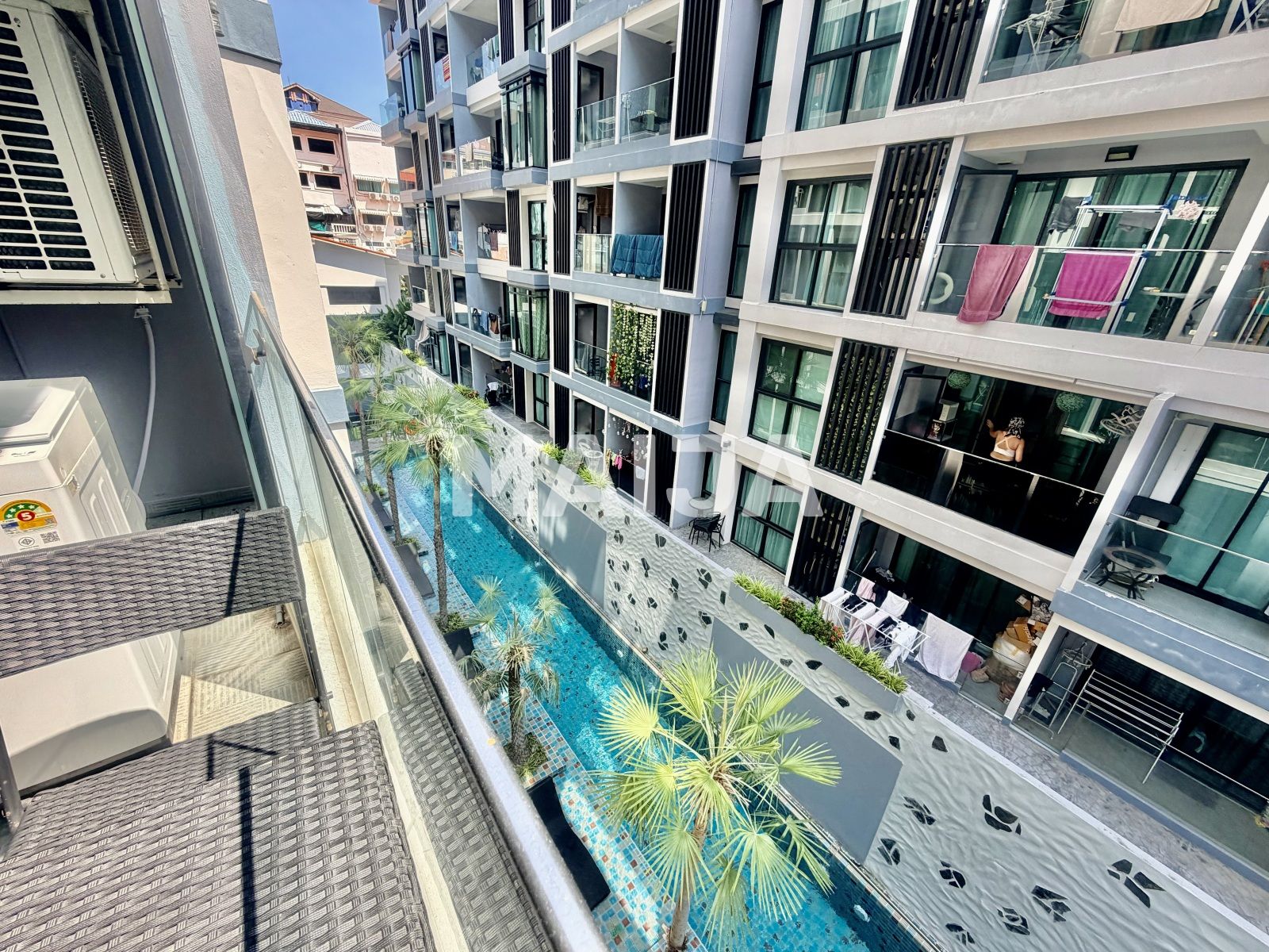 Mieszkanie 2 pokoi 47 m² Pattaya City, Tajlandia