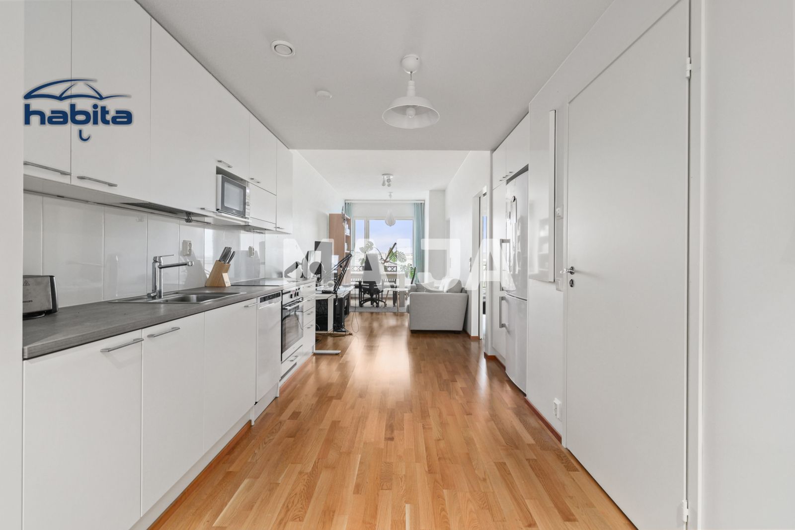 Квартира 2 комнаты 43 м² Oulu sub region, Финляндия