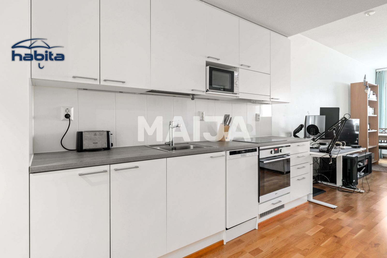 Квартира 2 комнаты 43 м² Oulu sub region, Финляндия