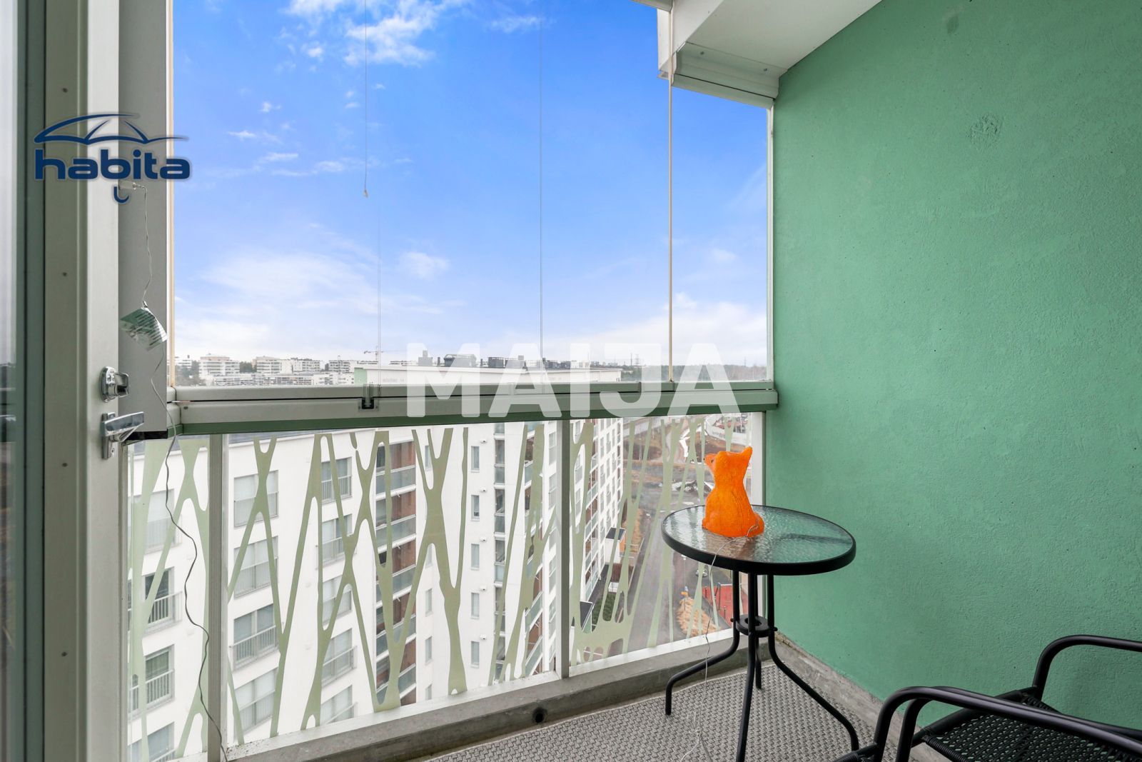 Квартира 2 комнаты 43 м² Oulu sub region, Финляндия