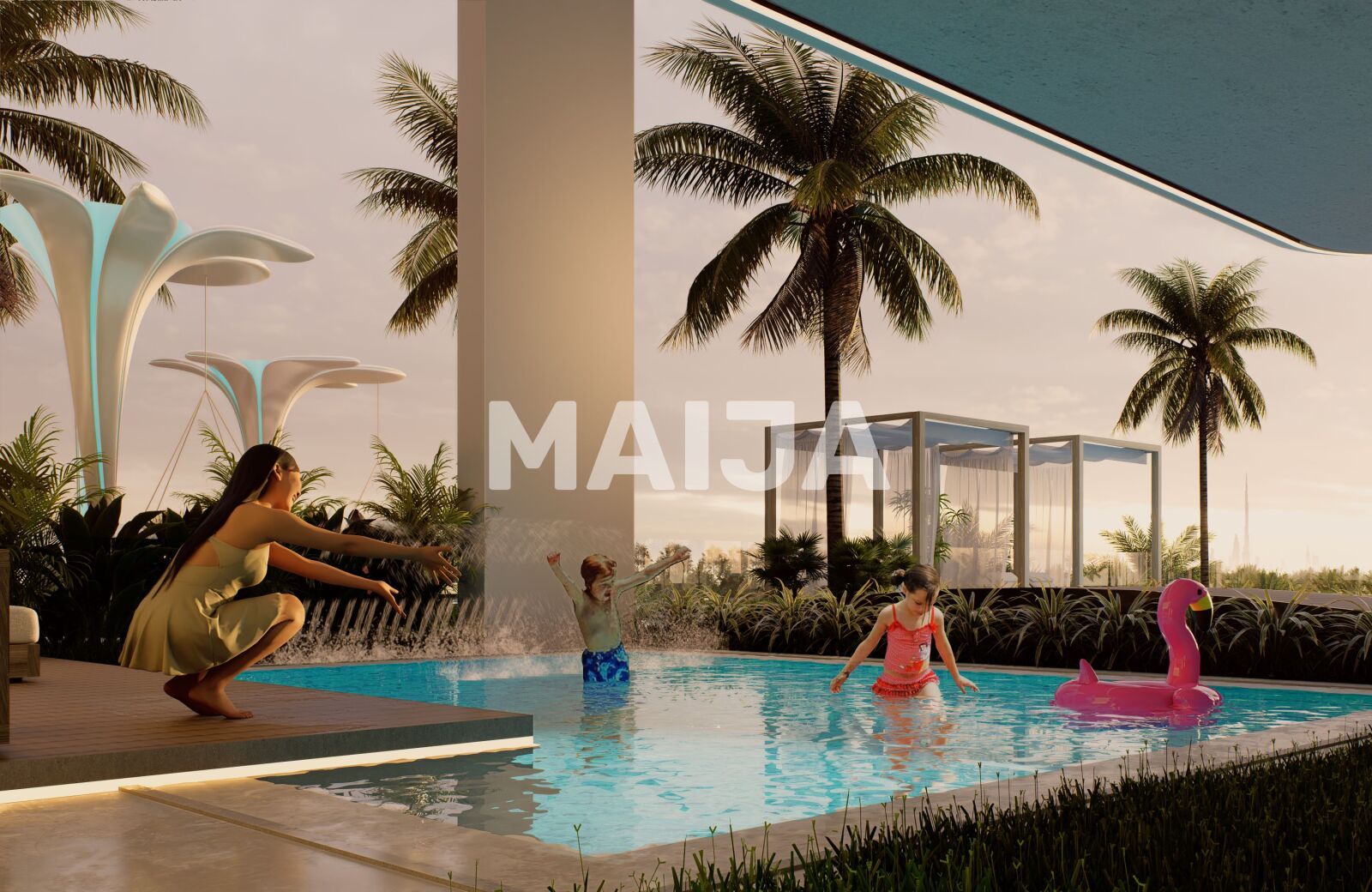 Квартира 2 комнаты 90 м² Дубай, ОАЭ