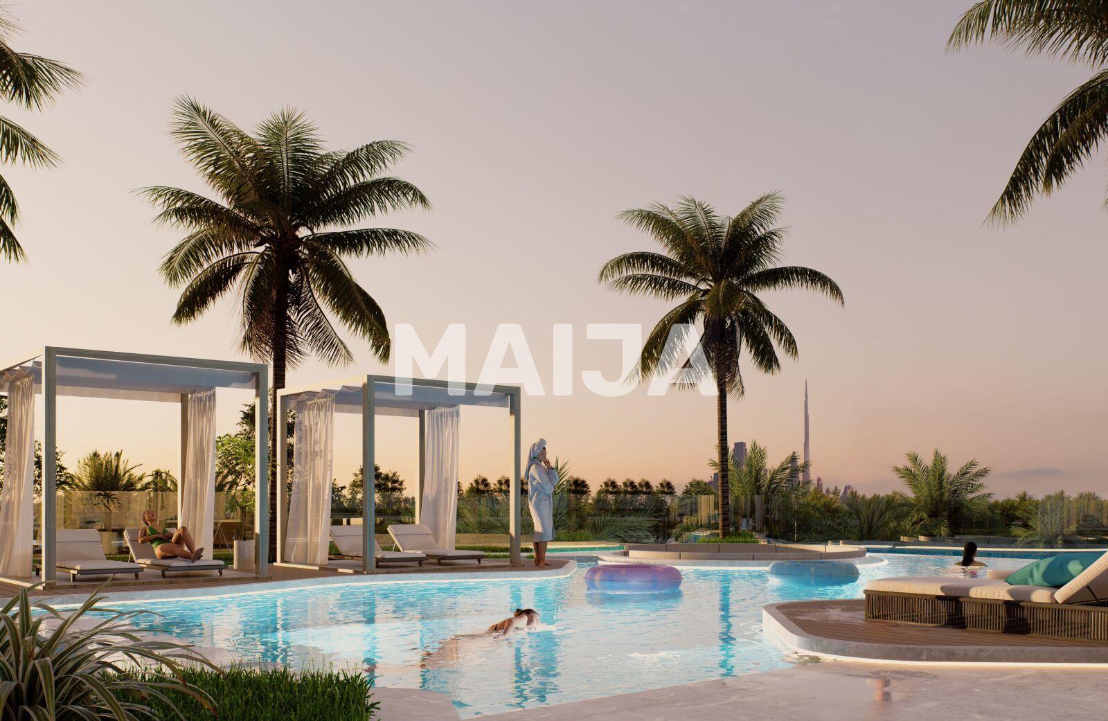 Квартира 2 комнаты 90 м² Дубай, ОАЭ