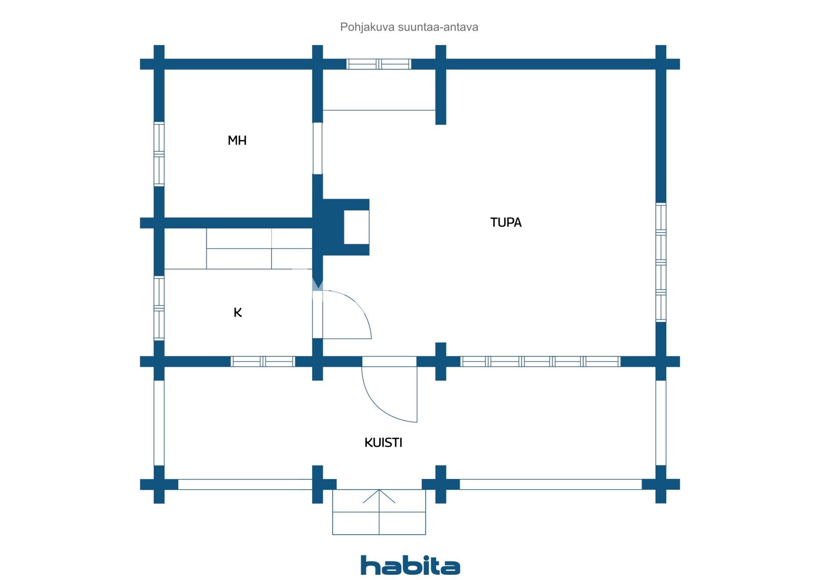 Cottage 1 bedroom 30 m² Ristinkyla, Finland