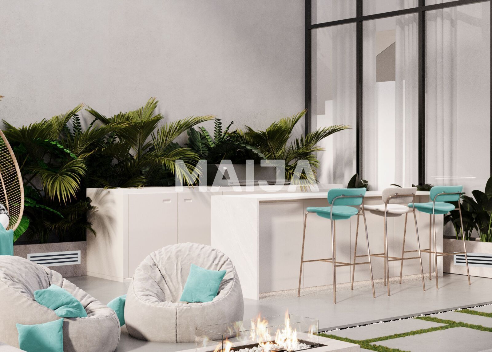 Mieszkanie 5 pokojów 216 m² Dubaj, Emiraty Arabskie