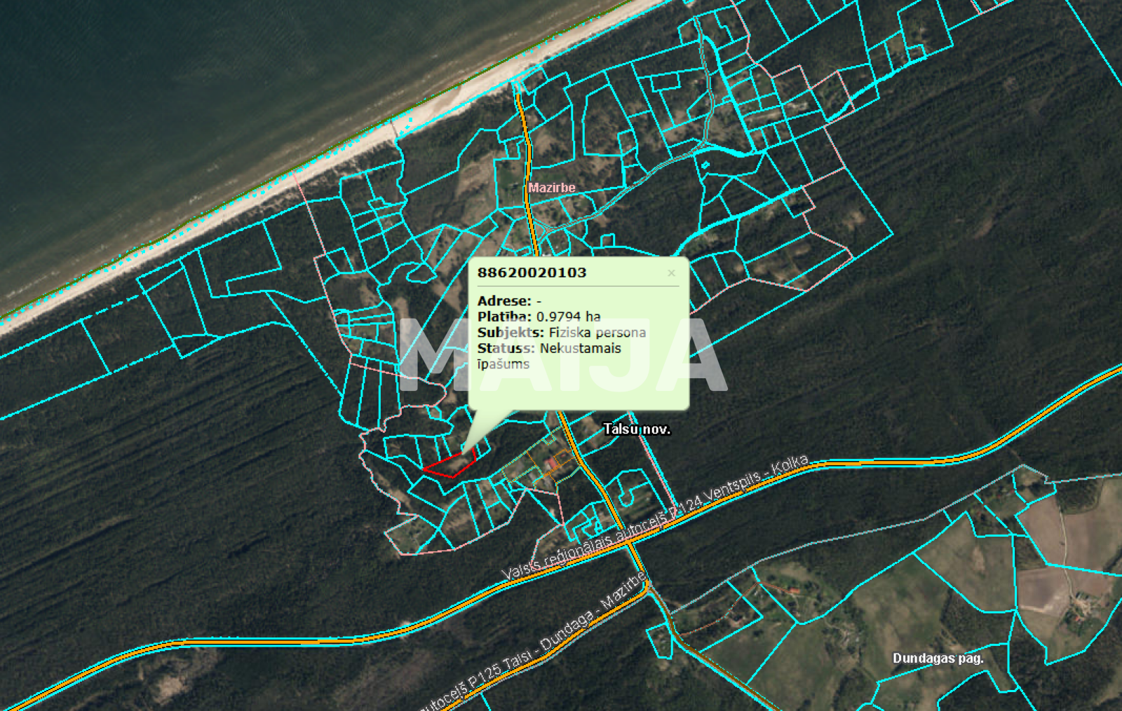 Atterrir  Mazirbe, Lettonie