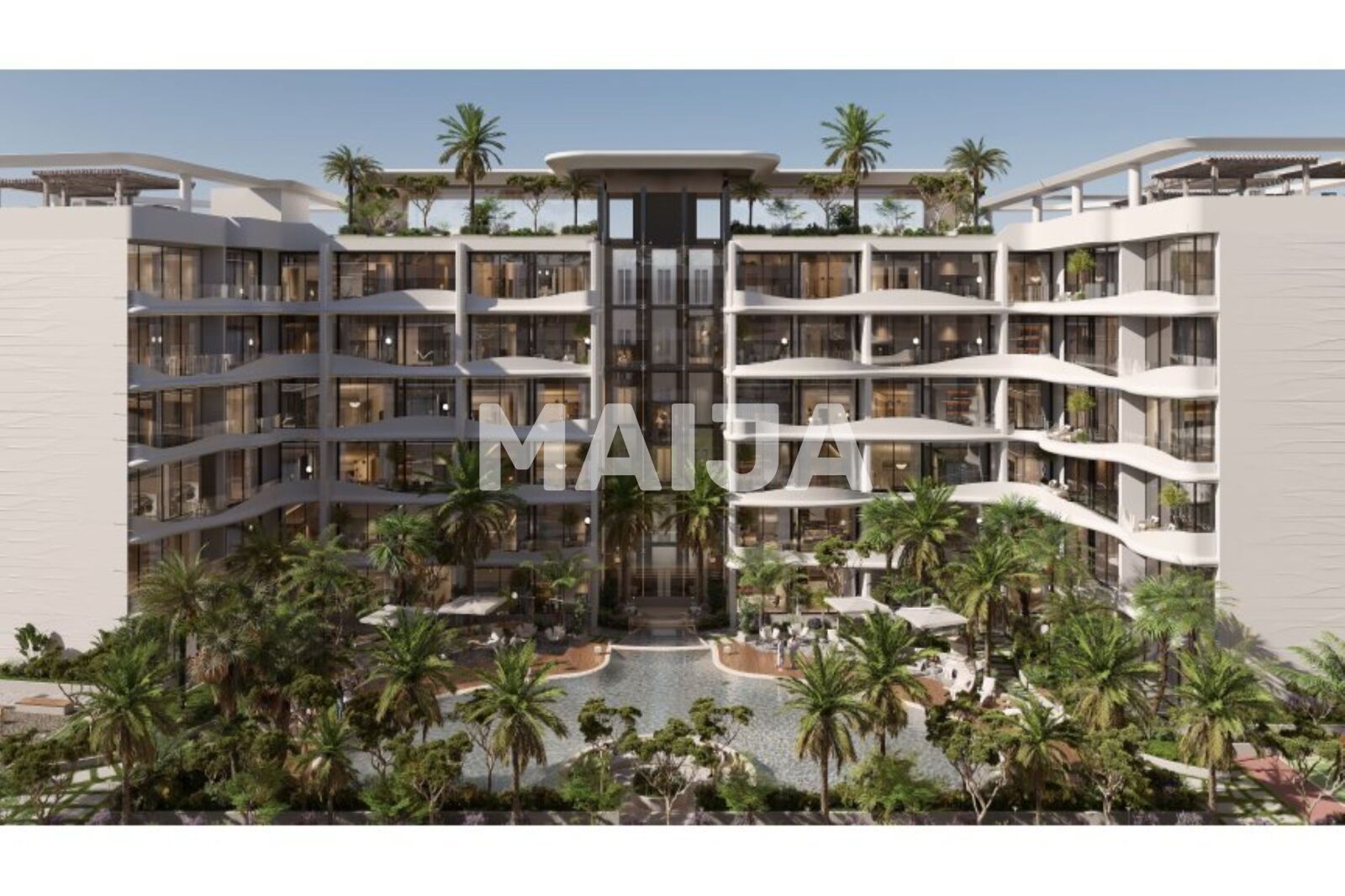 Квартира 1 комната 28 м² Дубай, ОАЭ