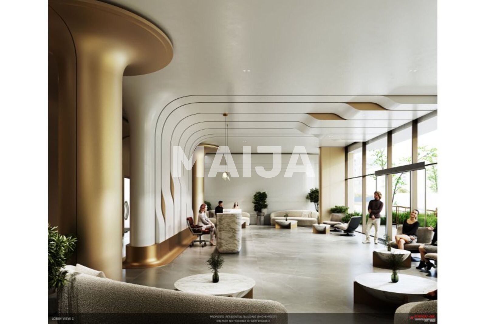 Квартира 1 комната 28 м² Дубай, ОАЭ