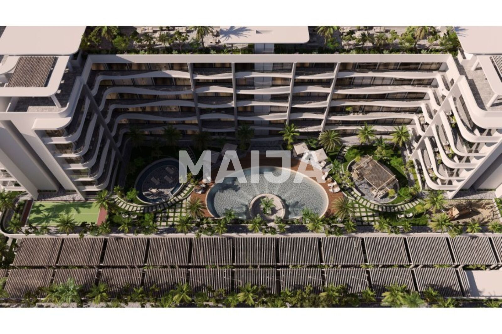 Квартира 1 комната 28 м² Дубай, ОАЭ