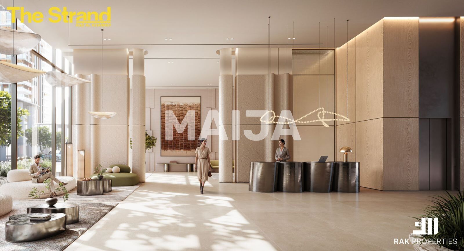 Квартира 2 комнаты 50 м² Рас-эль-Хайма, ОАЭ