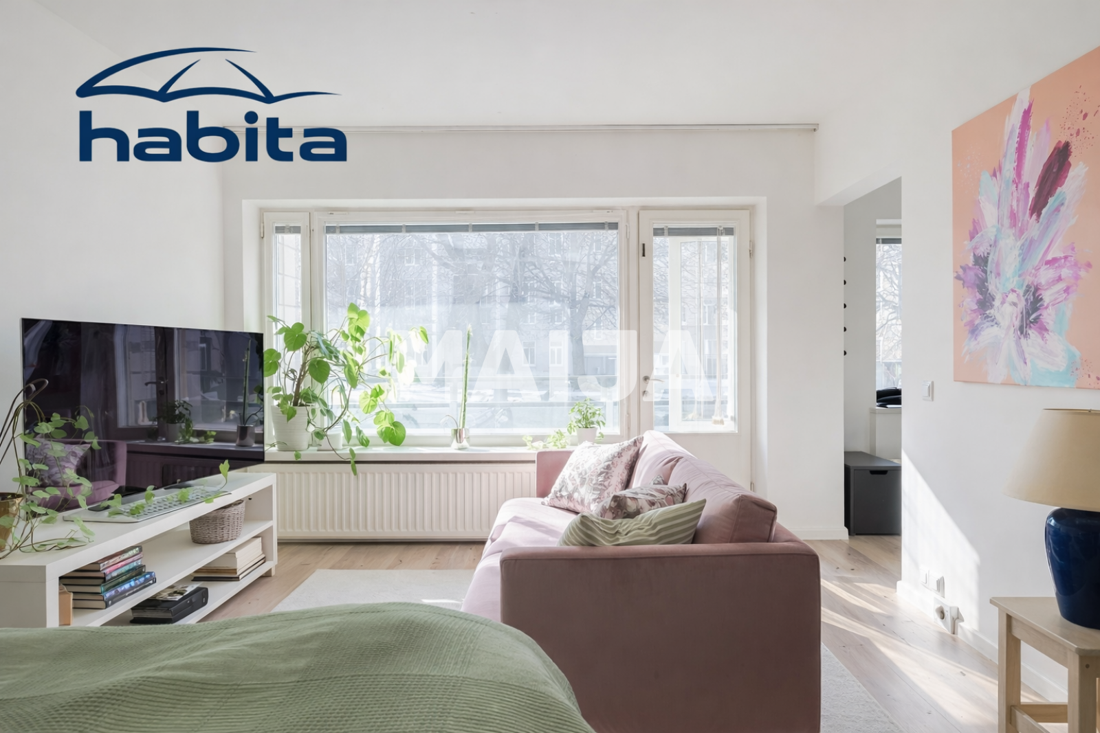 Квартира 1 комната 38 м² Helsinki sub region, Финляндия
