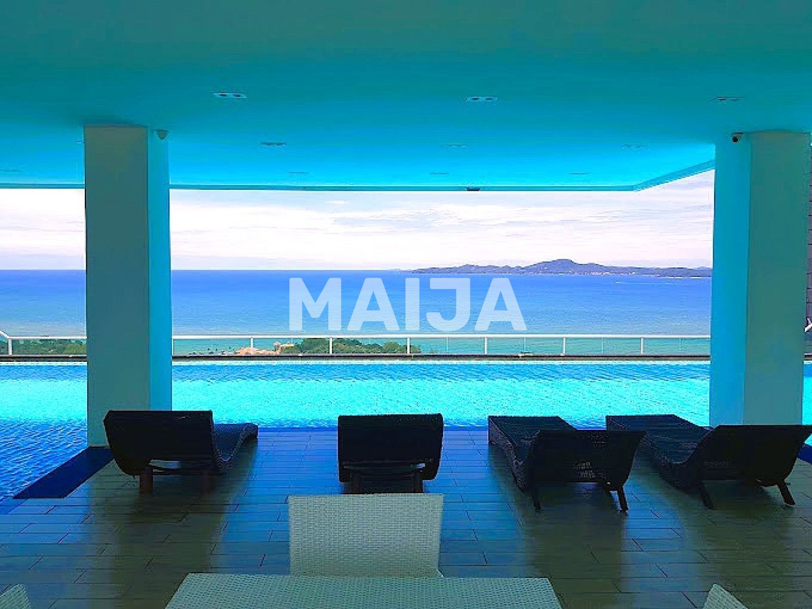 Appartement 2 chambres 56 m² en Pattaya, Thaïlande