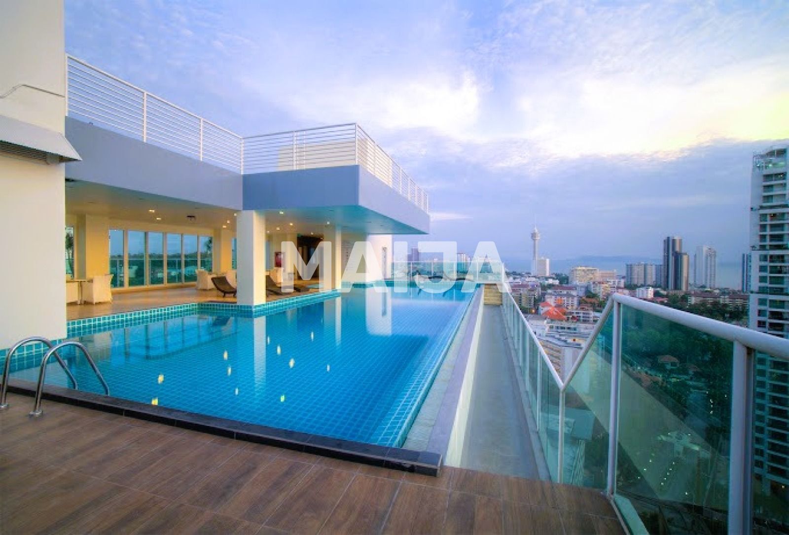 Appartement 2 chambres 56 m² en Pattaya, Thaïlande