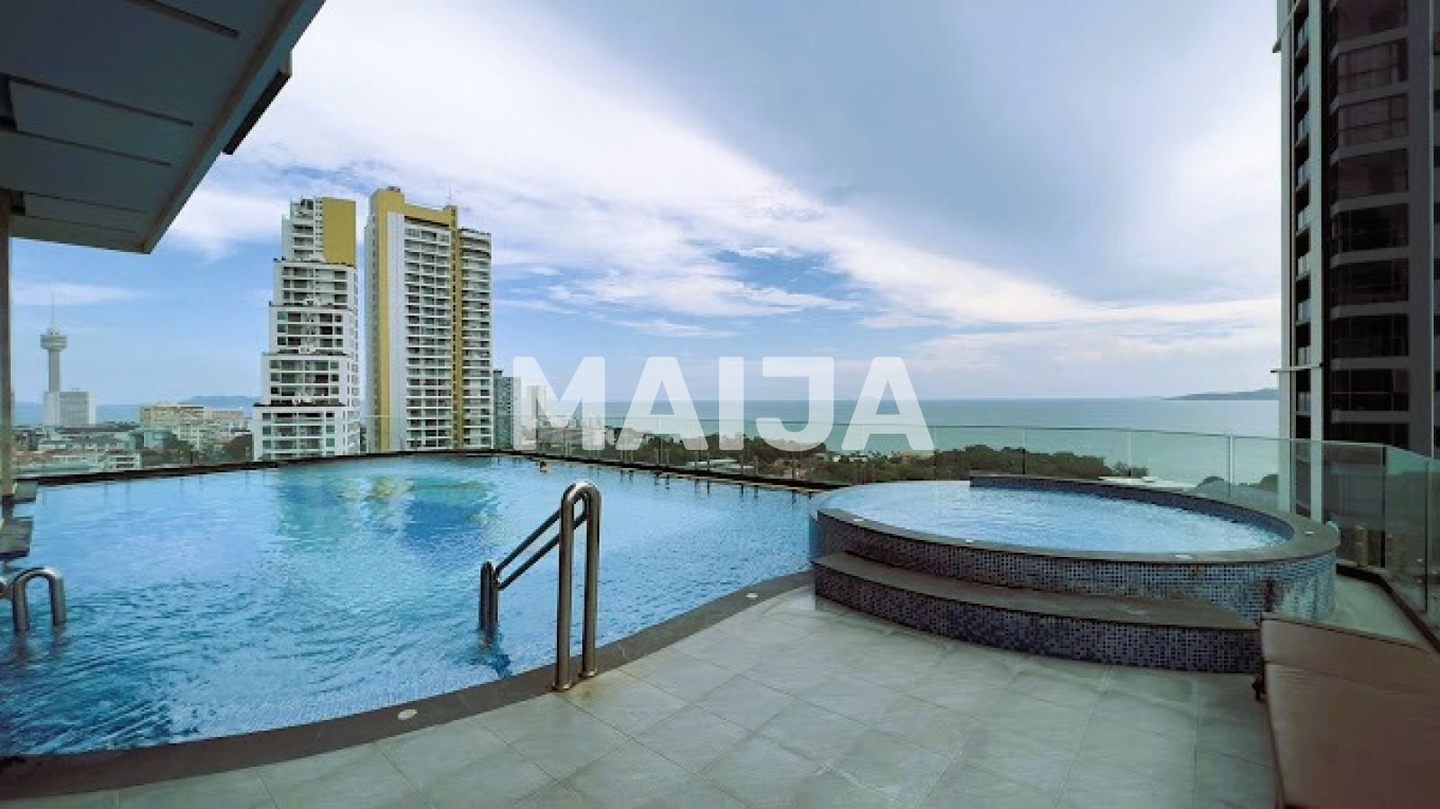 Appartement 2 chambres 56 m² en Pattaya, Thaïlande